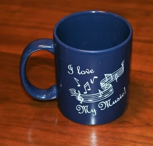 I Love  my Music  Coffee Mug by M Ware  - Picture 1 of 4