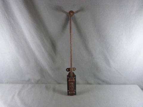 ⭐ Antique French Wrought Iron Door Bolt French Rustic Style ⭐ Cover