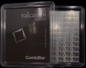 Valcambi 100 x 1 Gramm Silber CombiBar - in Testkarte - Bild 1 von 2