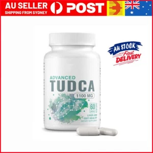 Advanced TUDCA Liver Support Supplement 1100mg - Liver Detox and Cleanse-60 Caps - Picture 1 of 4