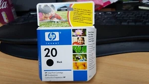 Original HP 20 schwarze Tintenpatrone (C6614D) - OLD BOX STYLE Abstand - Bild 1 von 1