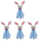 4 Pcs Gift for Baby Soothing Towel Toys Cute Multifunction