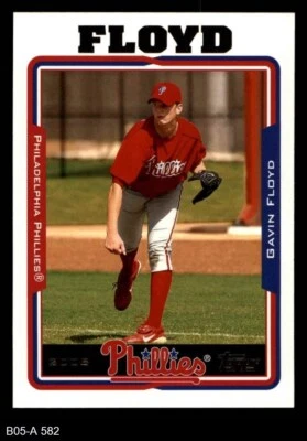 2005 Topps #582 Gavin Floyd Phillies 8 - NM/MT - Image 1 of 2