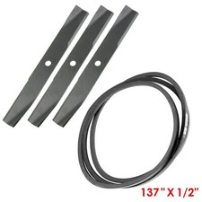 3 Deck Belt 46" And Blade For John Deere Stx38 Stx46 1994 1995 1996 1997 M119539