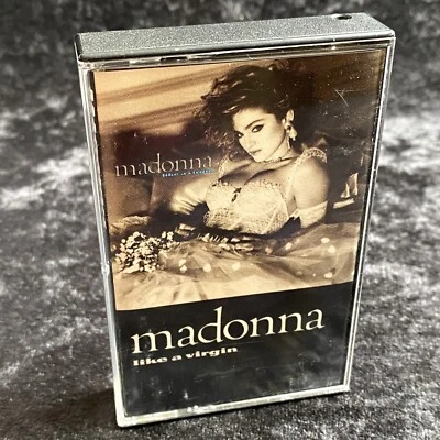 Madonna Like A Virgin Cassette Tape Site Records 1984 Material Girl Dress You Up - Image 1 of 4