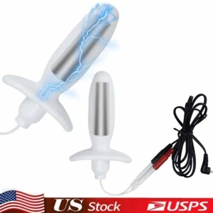 Shock E-Stim Plug Torpedo Therapy Male Expander Enhancer BDSM accessoy USA - Picture 1 of 10