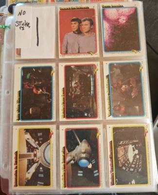 STAR TREK THE MOTION PICTURE 1979 TOPPS TRADING CARDS 2 thru 88 missing 1 & 44 - Image 1 of 4