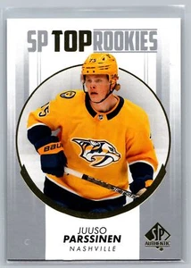 2022-23 SP Authentic #TR-42 Juuso Parssinen Top Rookies Nashville Predators - Picture 1 of 2