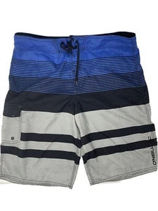 O'NEILL Hombre Pantalones Cortos Bañador Talla 36 Gris Negro Azul Corto Usado - Imagen 1 de 5