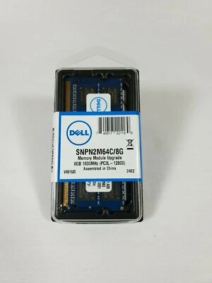Factory Sealed DELL 8GB Memory DDR3 SODIMM 204p 1600MHz PC3-12800 SNPN2M64C/8G  - Image 1 of 4