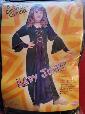  Niñas Dama Julieta Halloween Renacimiento Disfraz Talla 12-14  Foto 1 de 4