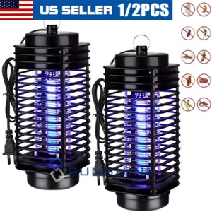 Electric UV Mosquito Repellent Lamp Outdoor/Indoor Fly Bug Insect Zapper Trap - Picture 1 of 28
