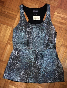 NWT Vena Cava “silk land art printed tank” 8 - Picture 1 of 7