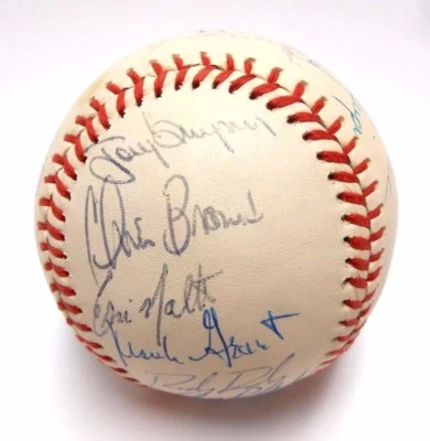 Tony Gwynn Bruce Bochy Lance McCullers Autografiado Firmado Béisbol 1987 Padres Foto 1 de 4