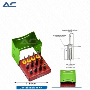 Azatek Dental Implant Surgical Bone Collector Chip Maker Drill Stopper Kit 12 - Picture 1 of 7