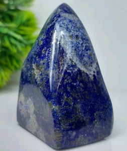 134Gr Lapis Lazuli Freeform Polished Crystal, Rough Stone, Slab From Afghanistan - Picture 1 of 16