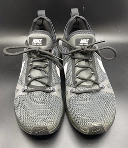 Nike Dual Racer Running Shoes Sz 8 Black Grey Knit Stretch Sneakers. Women’s - Bild 1 von 7
