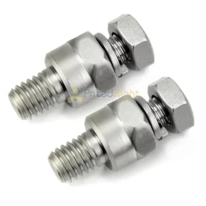 2 Pack Short Battery Side Post Terminal Tap Extender For GM GMC Mount Platinum - Picture 1 of 6