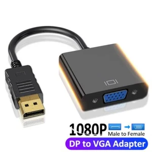 DP zu VGA Konverter DTV Display-Port Haltbar Projektor kabel Universal - Bild 1 von 6