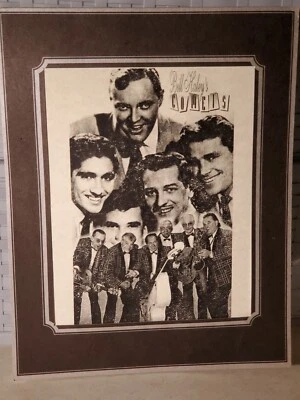 Rare Bill Haley's Comets Rock It Concerts  Germany Black & White Print Matted  - Image 1 of 4