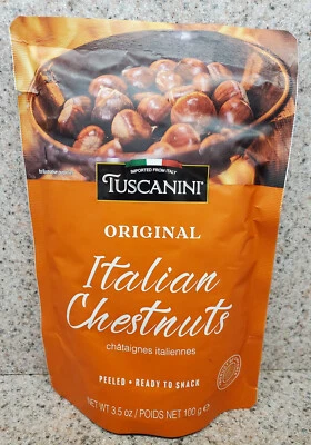 Castañas italianas originales Tuscanini, peladas listas para picar 3,5 onzas ¡ENVÍO GRATUITO! Foto 1 de 4