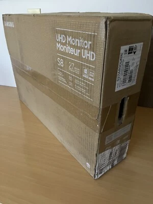 Samsung S80A 27 inch Widescreen LED Monitor - LS27A800UNNXZA - Image 1 of 2