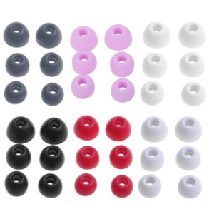 3Pairs Soft Silicone Ear Pads Eartips Earphone Silicone Ear Hook for Studio Buds - Picture 1 of 12