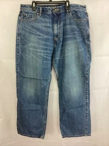 Dockers Jeans 36x28 Blue Pants D3 Classic Fit Denim Straight Mens Tag 36x29 J2 - Picture 1 of 16