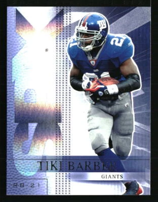 2004 SPx #65 Tiki Barber FOOTBALL Card - Image 1 of 2