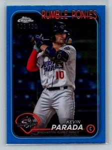 2024 Topps Pro Debut Kevin Parada Blue Chrome /150 - Picture 1 of 2