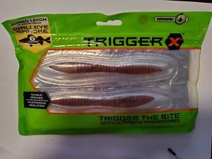 6 Lure CT Trigger X 6" Jumbo Leech Sealed NOS Ultrabite Pheromone Soft Bait