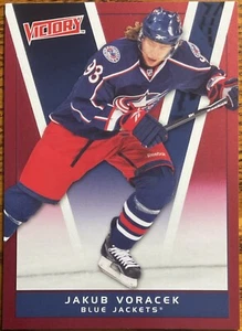 2010-11 Upper Deck Victory Red Jakub Voracek #50 Columbus Blue Jackets - Picture 1 of 2