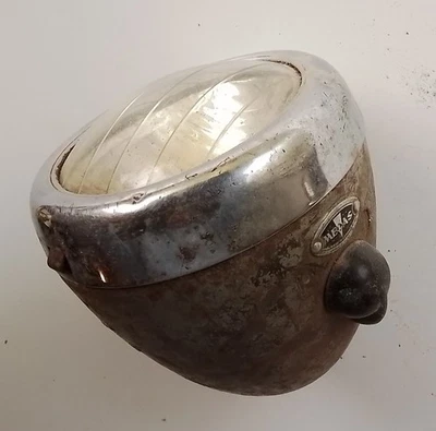 Phare Ancien  lampe moto ancienne cyclo vélo Marque  MELAS Germany - Photo 1/2