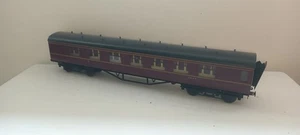 O gauge 7mm KITBUILT Stanier Corridor Coach LMS Maroon Livery '1860' - Picture 1 of 11
