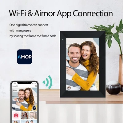 10-Inch Digital Smart Picture Frame with WiFi, HD IPS Screen, 32GB Storage - Image 1 of 4