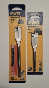 Irwin 88812 und 87912 Speedbor 3/4" Spaten Bits je 1 Stück - Blue-Groove - Neu - Bild 1 von 13