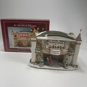 St Nicholas Square Christmas Village Dixon Street Casino 2005 Illuminated In Box - Picture 1 of 20