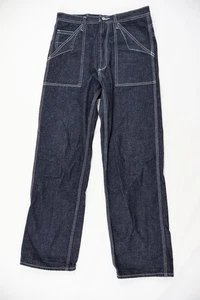 Uncle FU Herren 32x32 (*32/31) Jeans Dark Indigo Denim Straight Leg - Bild 1 von 13