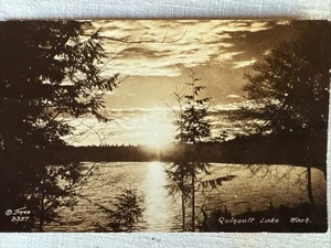 1926 Lake Quinault Washington - Jones Sepia RPPC unused - Picture 1 of 3