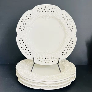 Juego De 5 Cargadores Guirnalda Floral Reticulada 13" Hecho En Portugal - Imagen 1 de 16