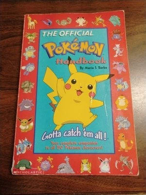 *Original* The Official Pokemon Handbook - 1999 Paperback, No Poster, Full Color - Image 1 of 4