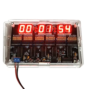 6-Digit Digital Circuit Clock DIY Electronic Kit Training Soldering DC 4.5V-5.5V - Picture 1 of 24