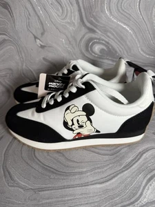 NWT Disney Mickey Mouse Retro Sneakers Women’s Size US 5 Primark - Picture 1 of 9
