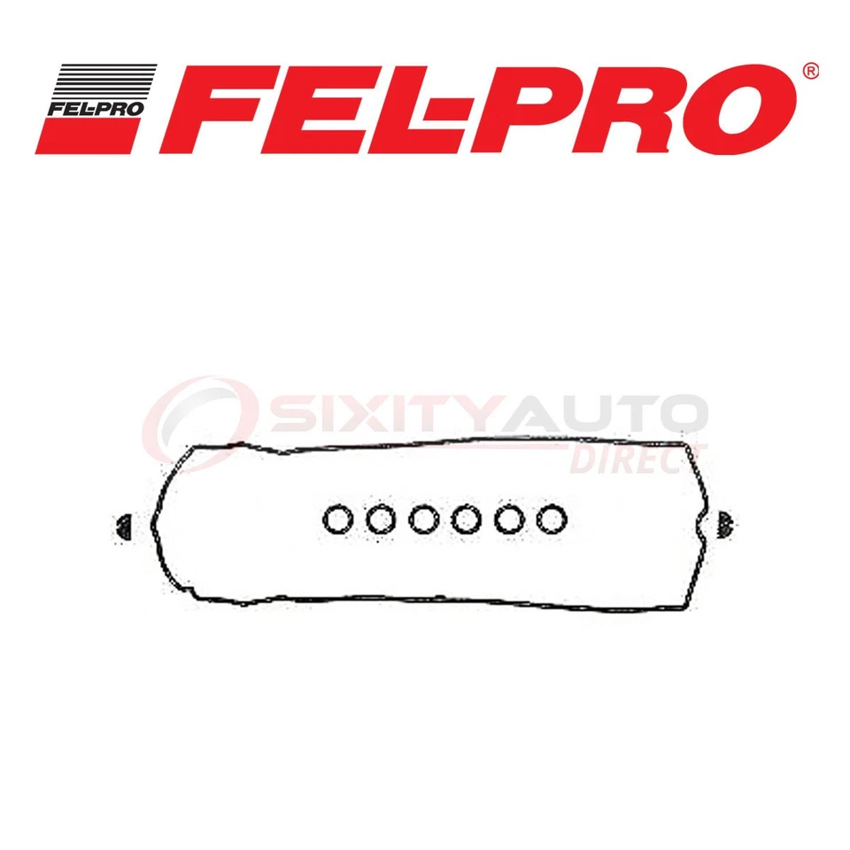 Fel Pro Valve Cover Gasket Set for 1994-1997 Mercedes-Benz E320 3.2L L6 - ie Foto 1 de 4