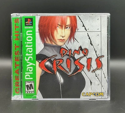 Dino Crisis PlayStation 1 PS1 Greatest Hits Variant With Registration Card - Image 1 of 4