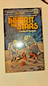Inherit the Stars James P. Hogan 1977 Paperback First Edition 1st Print Del Rey - Picture 1 of 6