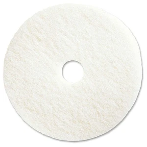 Floor Pad 20 Inch Diameter White Stripping For Buffer Polish Scrubbing Americo - Picture 1 of 1