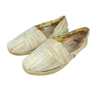 Zapatos Skechers Bobs para Mujer 6 Arco Iris Pastel Rayas Alpargata Sin Cordones Boho - Imagen 1 de 13