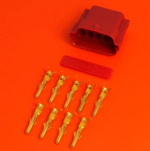 Lucas Rists 9 Way Pin Red TTS Series Electrical Wiring Connector Kit - Picture 1 of 5