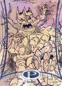 2014 Marvel Premier Parallel Base Sketch Card #36 Groot Magno - Picture 1 of 1